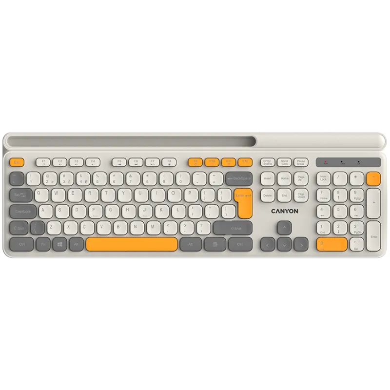 CANYON keyboard HKB-W03 EN AAA Wireless Beige - 1