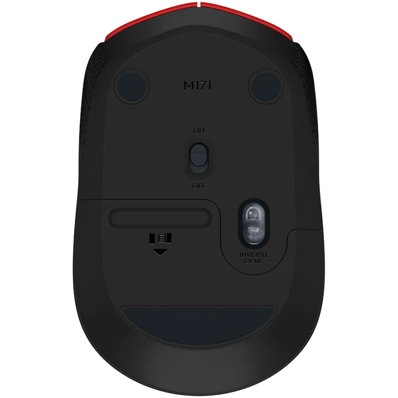 LOGITECH M171 Wireless Mouse - RED - 1