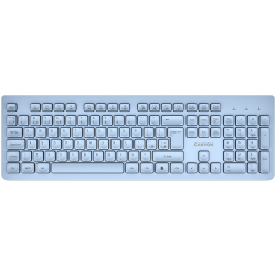 CANYON keyboard HKB-W01 UK/US AAA Wireless Blue - 6