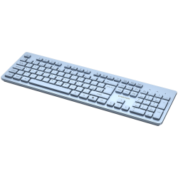 CANYON keyboard HKB-W01 UK/US AAA Wireless Blue - 9