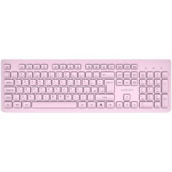CANYON keyboard HKB-W01 UK/US AAA Wireless Pink - 6