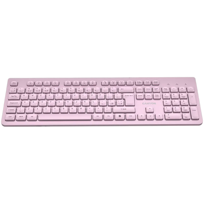 CANYON keyboard HKB-W01 UK/US AAA Wireless Pink - 1