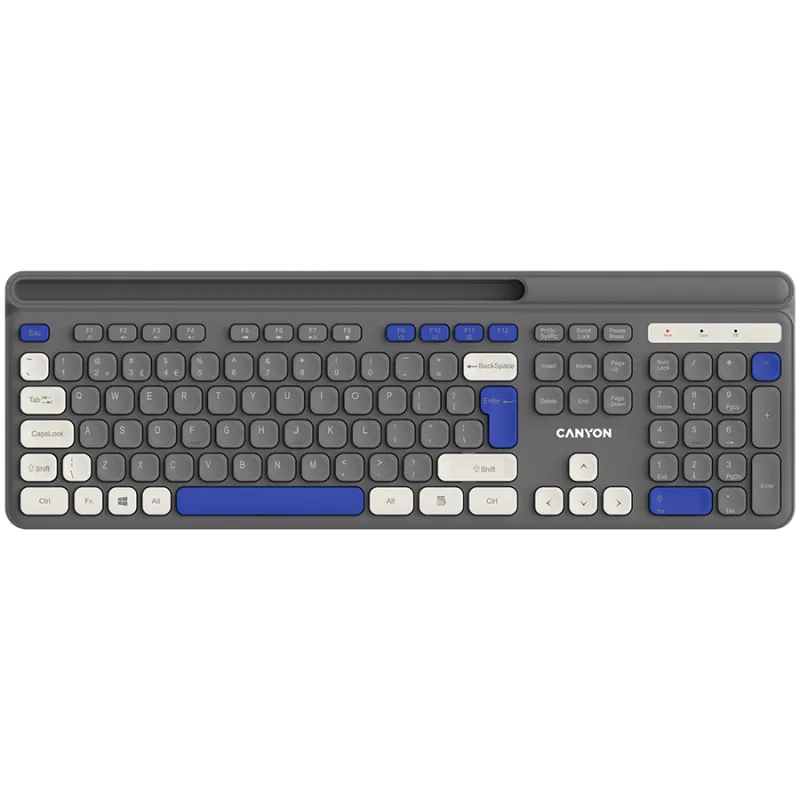CANYON keyboard HKB-W03 EN AAA Wireless Grey - 1