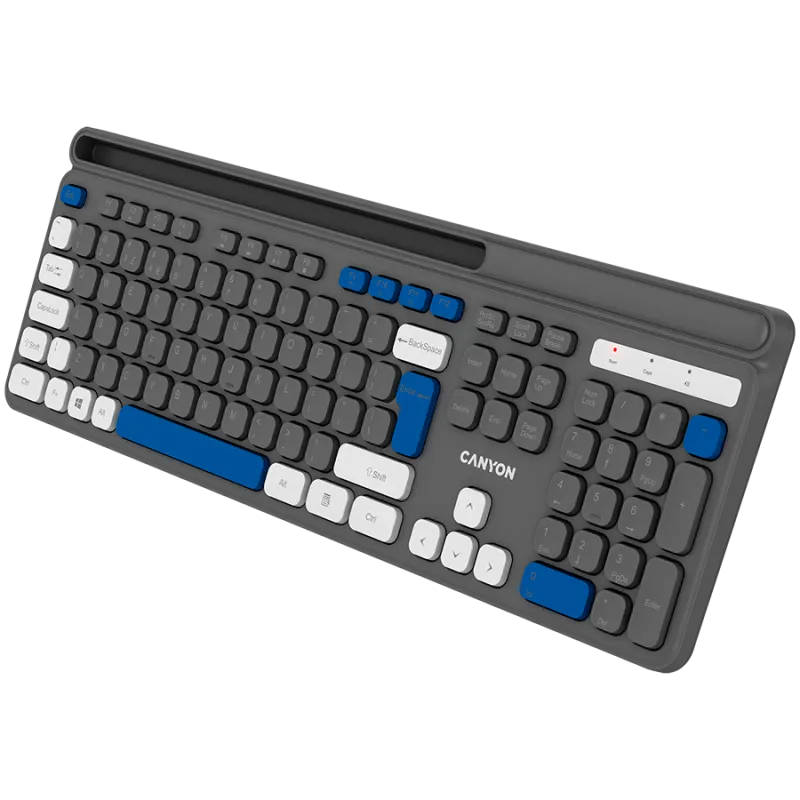 CANYON keyboard HKB-W03 EN AAA Wireless Grey - 1