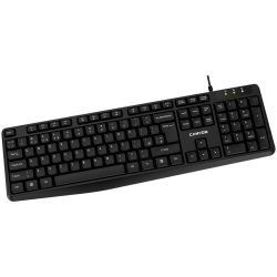 CANYON keyboard KB-1 EN/BG Wired Black - 5