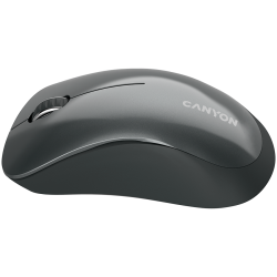 CANYON MW-11, 2.4 GHz Wireless mouse,with 3 buttons, DPI 1200, Battery:AAA*2pcs,Black,67*109*38mm,0.063kg - 11