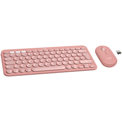 LOGITECH Pebble 2 Bluetooth Keyboard Combo - TONAL ROSE - US INT'L - 2