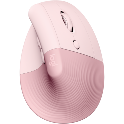 LOGITECH Lift Bluetooth Vertical Ergonomic Mouse - ROSE/DARK ROSE - 5