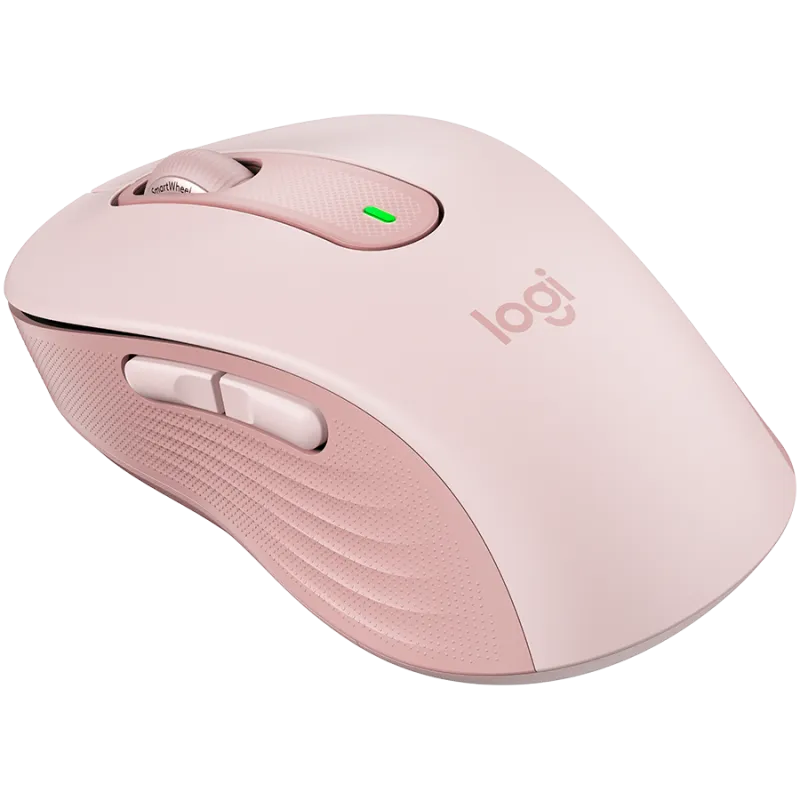 LOGITECH M650 Signature Bluetooth Mouse - ROSE - 1