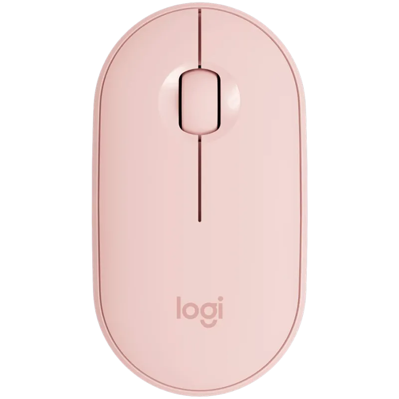 LOGITECH M350S Pebble 2 Bluetooth Mouse - TONAL ROSE - 1