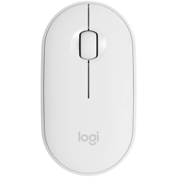 LOGITECH M350S Pebble 2 Bluetooth Mouse - TONAL WHITE - 3