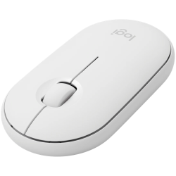 LOGITECH M350S Pebble 2 Bluetooth Mouse - TONAL WHITE - 4
