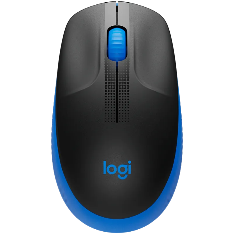 LOGITECH M190 Wireless Mouse - BLUE - 1