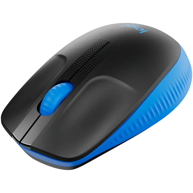 LOGITECH M190 Wireless Mouse - BLUE - 1