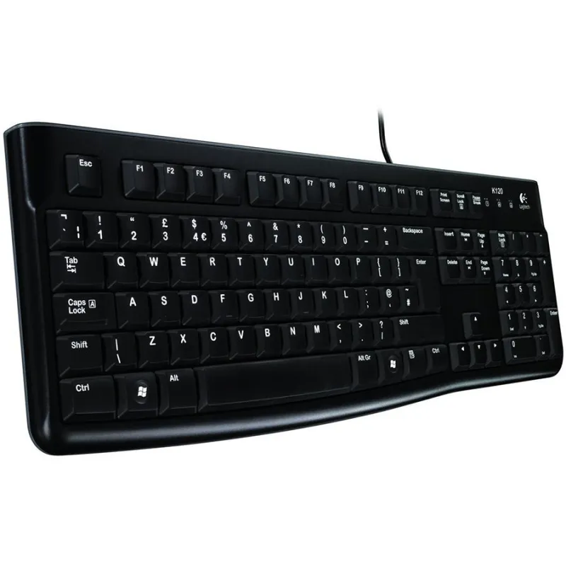 LOGITECH Corded Keyboard K120 - Business EMEA - Bulgarian layout - BLACK - 1