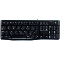 LOGITECH Corded Keyboard K120 - Business EMEA - Bulgarian layout - BLACK - 6