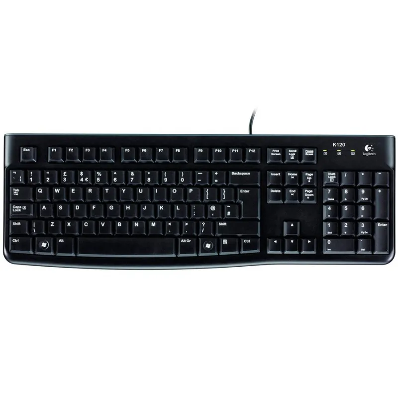 LOGITECH Corded Keyboard K120 - Business EMEA - Bulgarian layout - BLACK - 1