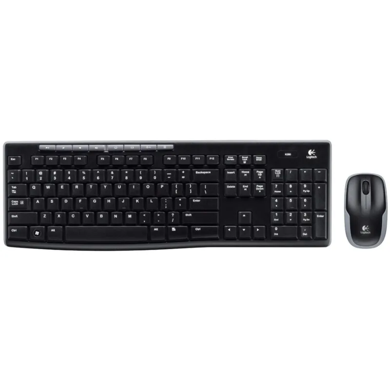 LOGITECH MK270 Wireless Combo - BLACK - US INT'L - EER - 1