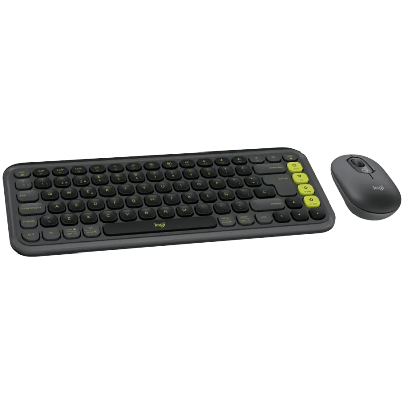 LOGITECH POP ICON COMBO - GRAPHITE - US INT'L - BT - INTNL-973 - 1