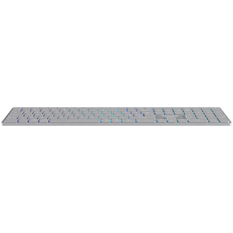 CANYON keyboard HKB-W11 UK/US RGB Dual Mode Wireless Grey - 1