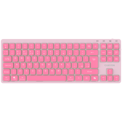 CANYON Keyboard OnType 10 Low Profile EN Wired Pink - 5