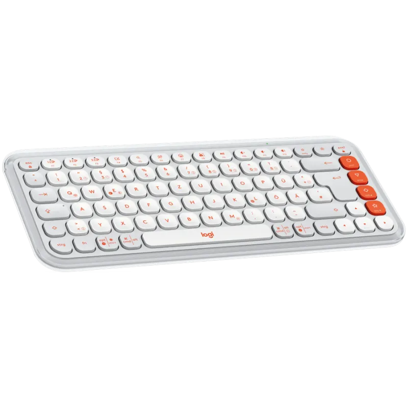 LOGITECH POP ICON KEYS - OFF WHITE - US INT'L - BT - INTNL-973 - 1