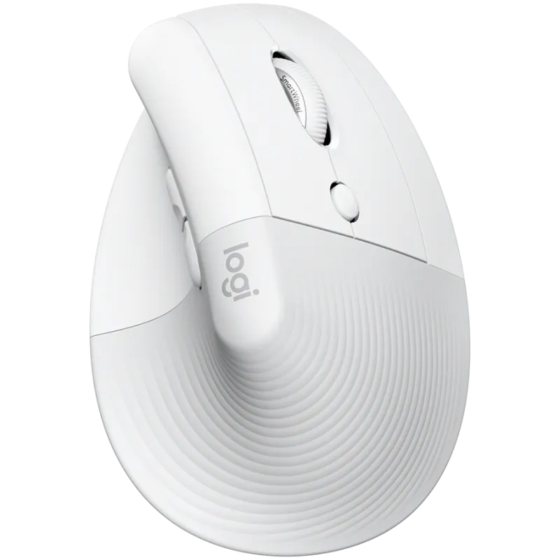 LOGITECH Lift for MAC Vertical Ergonomic Mouse - OFF-WHITE/PALE GREY - 1