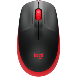 LOGITECH M190 Wireless Mouse - RED - 7