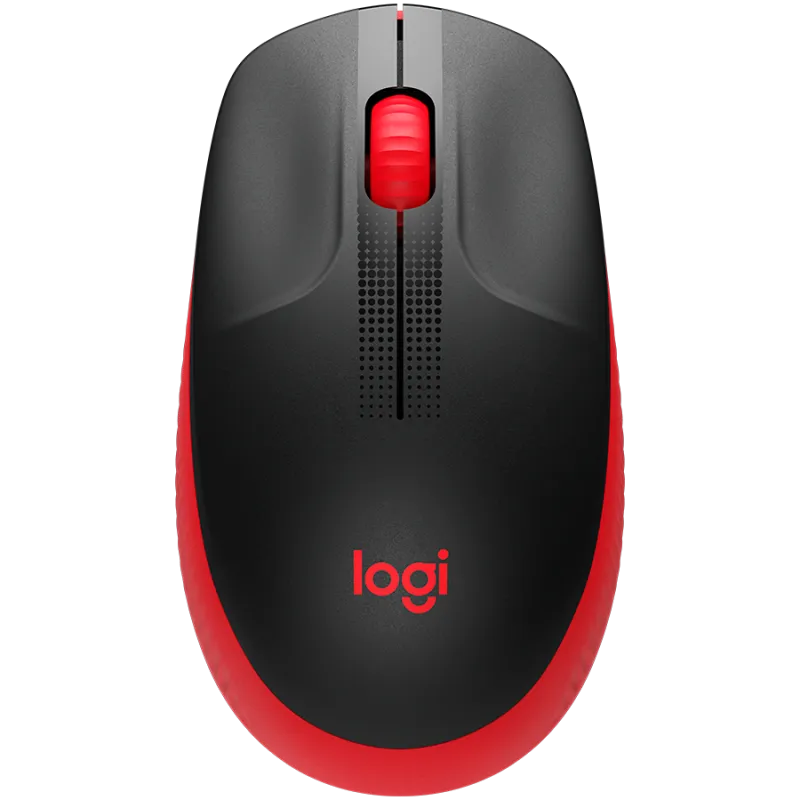 LOGITECH M190 Wireless Mouse - RED - 1