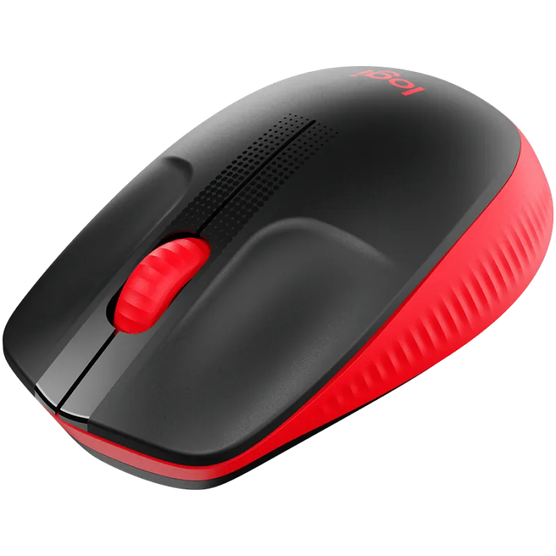 LOGITECH M190 Wireless Mouse - RED - 1