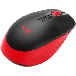 LOGITECH M190 Wireless Mouse - RED - 9