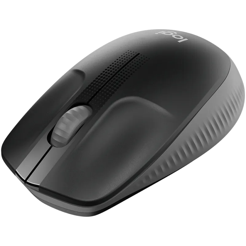 LOGITECH M190 Wireless Mouse - MID GREY - 1