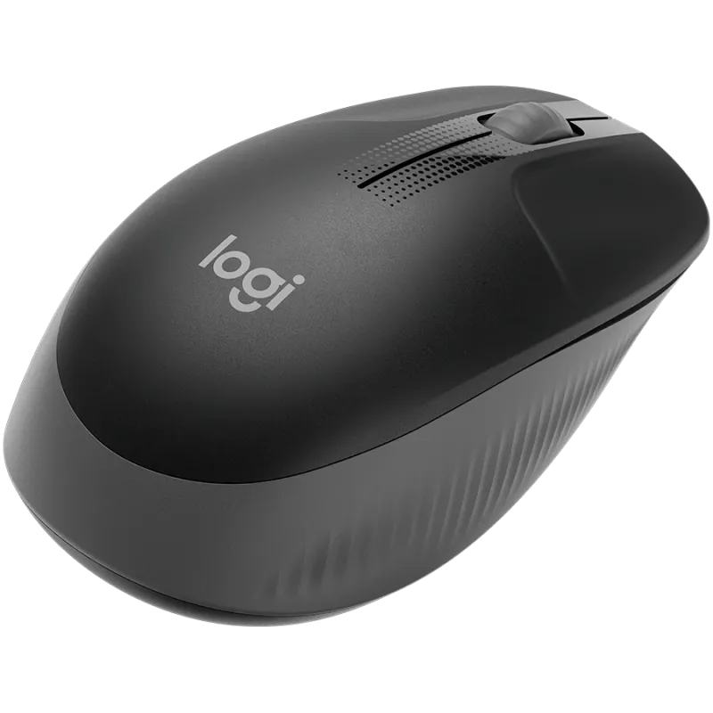 LOGITECH M190 Wireless Mouse - MID GREY - 1