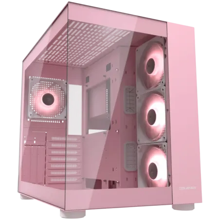 COUGAR FV150 RGB PC Case, Mid tower, Pink - 1