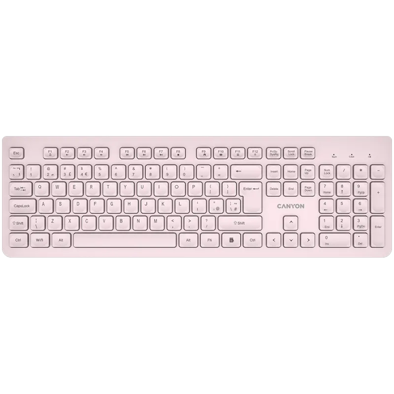CANYON keyboard HKB-W01 UK/US AAA Wireless Beige - 1
