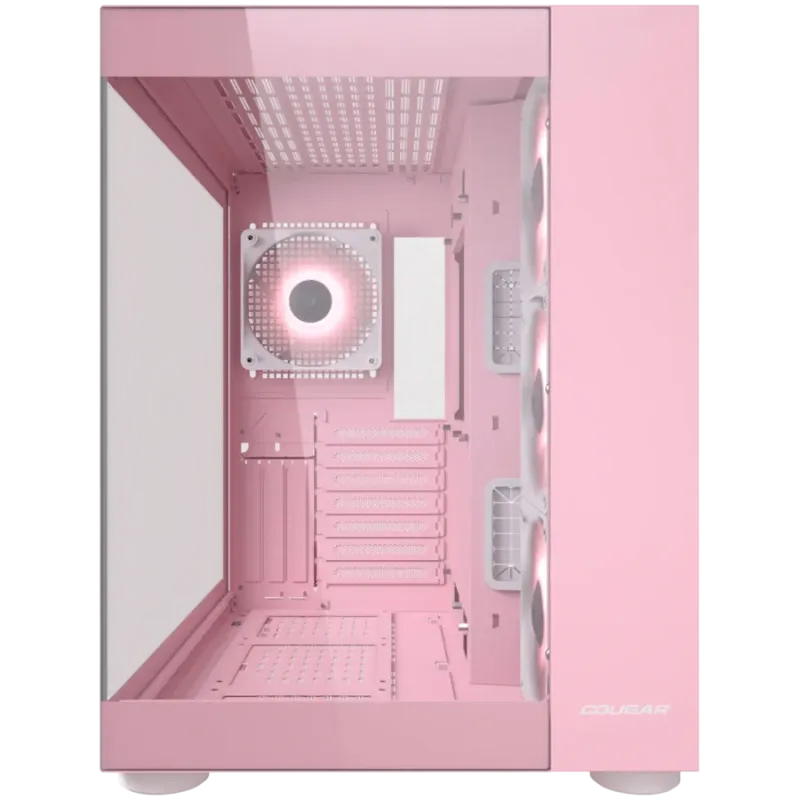 COUGAR FV150 RGB PC Case, Mid tower, Pink - 1