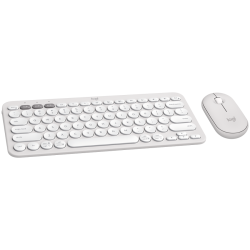 LOGITECH Pebble 2 Bluetooth Keyboard Combo - TONAL WHITE - US INT'L - 2