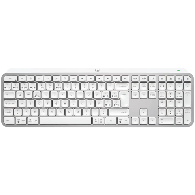 LOGITECH MX Keys S Bluetooth Illuminated Keyboard - PALE GREY - US INT'L - 1