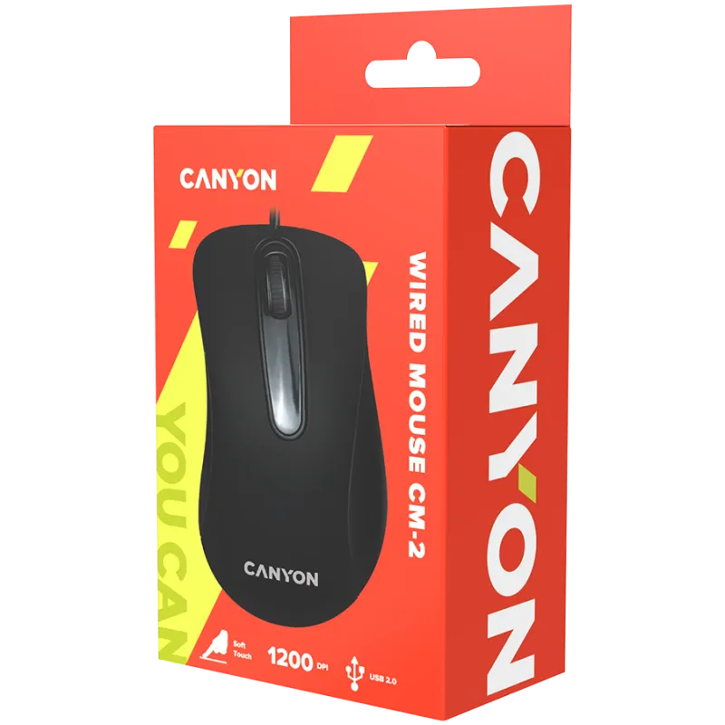 CANYON mouse CM-2 Wired Black - 1