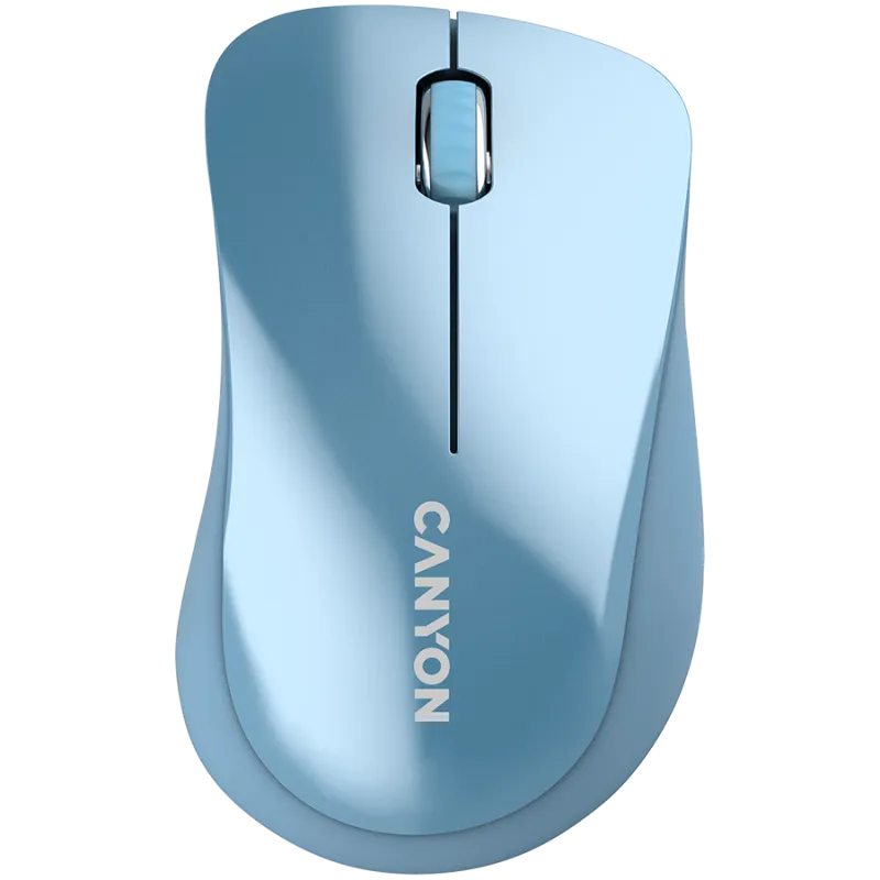 CANYON MW-11, 2.4 GHz Wireless mouse ,with 3 buttons, DPI 1200, Battery:AAA*2pcs ,Blue67*109*38mm 0.063kg - 1