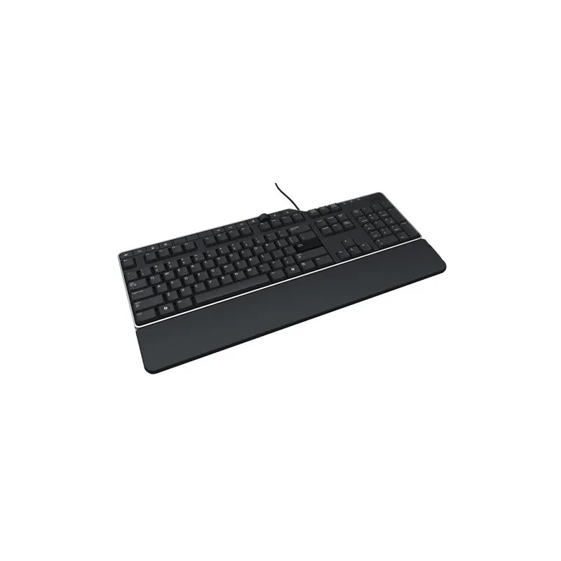 US/Euro (QWERTY) Dell KB-522 Wired Business Multimedia USB Keyboard Black - 1