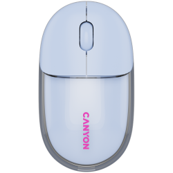 CANYON mouse OnClick 24 BT/ Wireless Transparent/Blue - 10