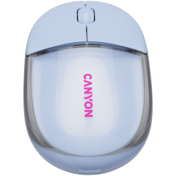 CANYON mouse OnClick 24 BT/ Wireless Transparent/Blue - 11