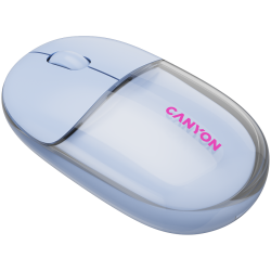 CANYON mouse OnClick 24 BT/ Wireless Transparent/Blue - 12
