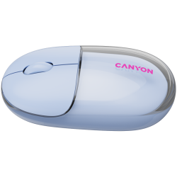 CANYON mouse OnClick 24 BT/ Wireless Transparent/Blue - 13