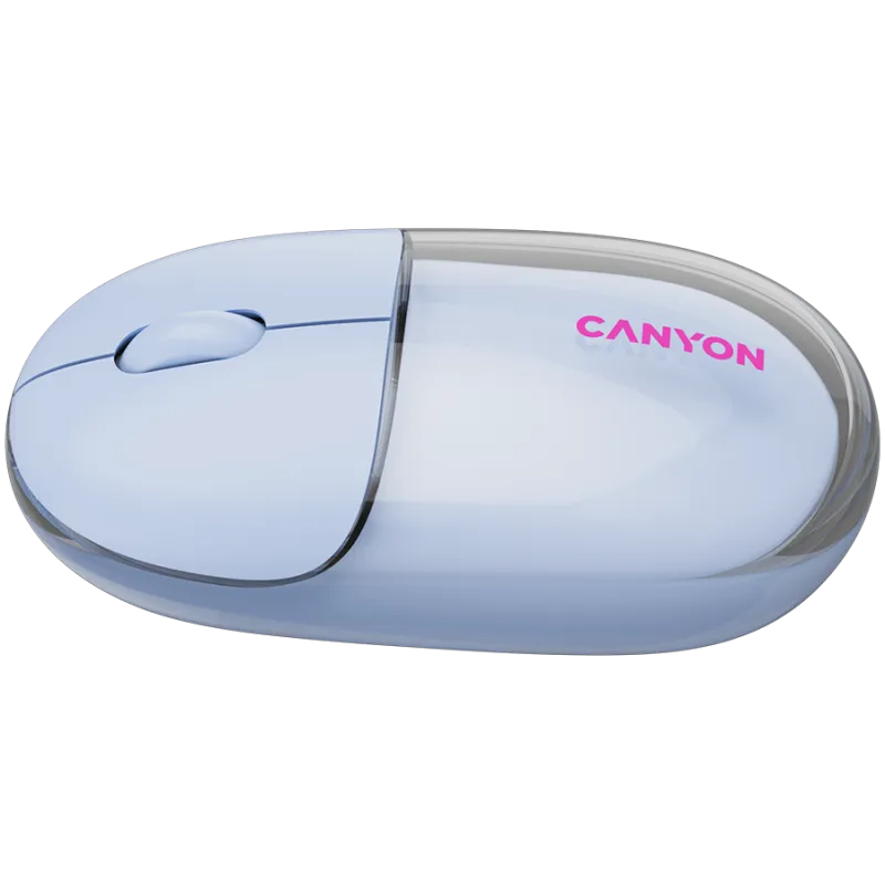 CANYON mouse OnClick 24 BT/ Wireless Transparent/Blue - 1