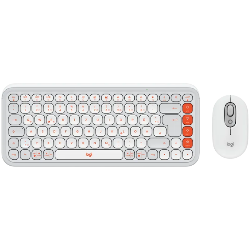 LOGITECH POP ICON COMBO - OFF WHITE - US INT'L - BT - INTNL-973 - 1