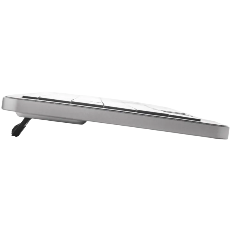 CLEVETURA CLVX 1 Touch-On-Keys AI Wireless Keyboard, ANSI US Windows Layout, Scissor Switches, Aluminum Chassis, Interactive RGB