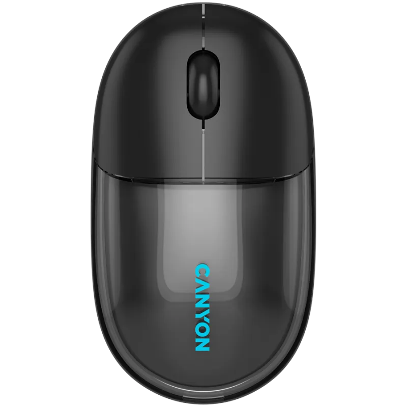 CANYON mouse OnClick 24 BT/ Wireless Transparent/Black - 1