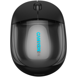 CANYON mouse OnClick 24 BT/ Wireless Transparent/Black - 10